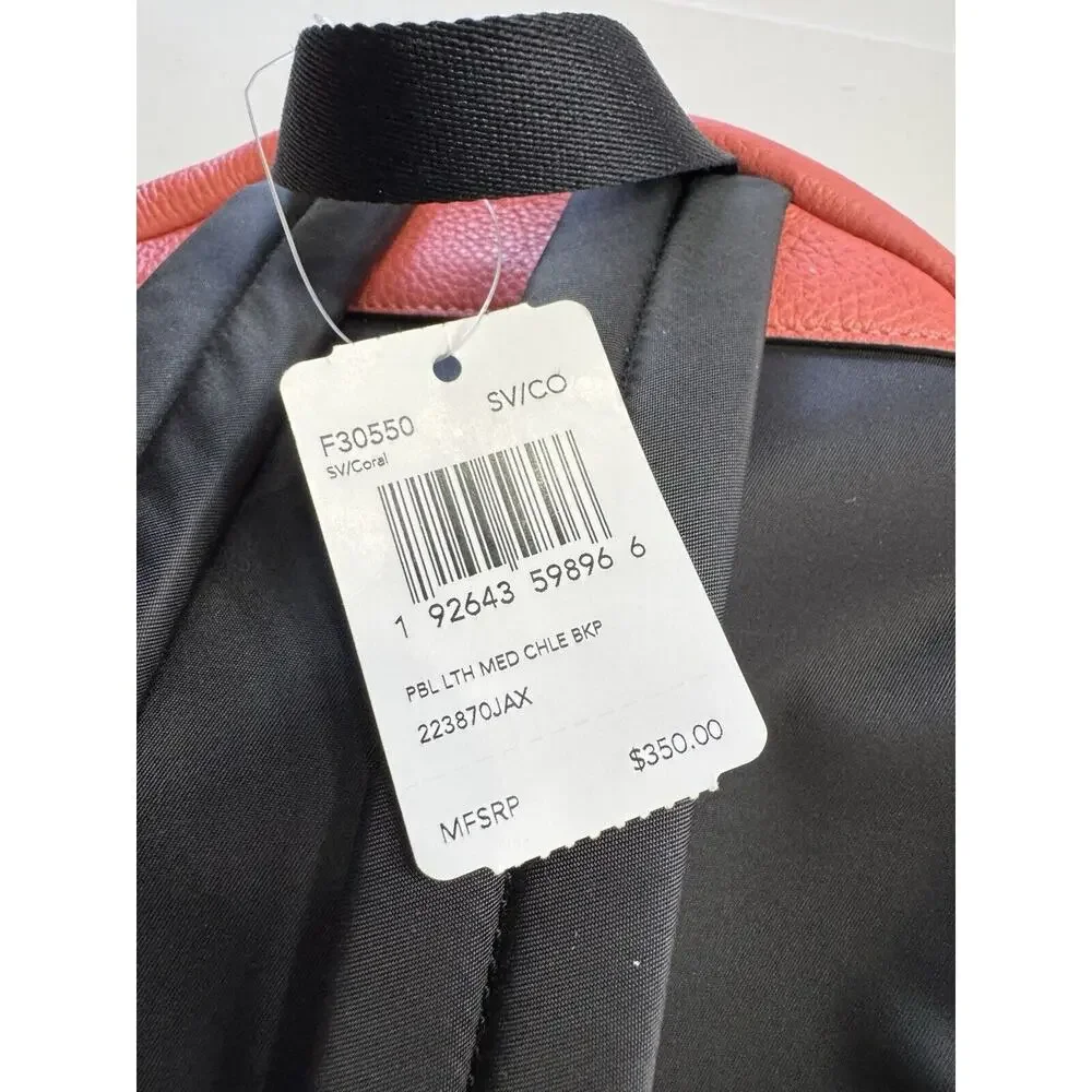 Coach F30550 Medium Charlie Backpack In Pink Coral NWT $350 - Picture 6 of 6